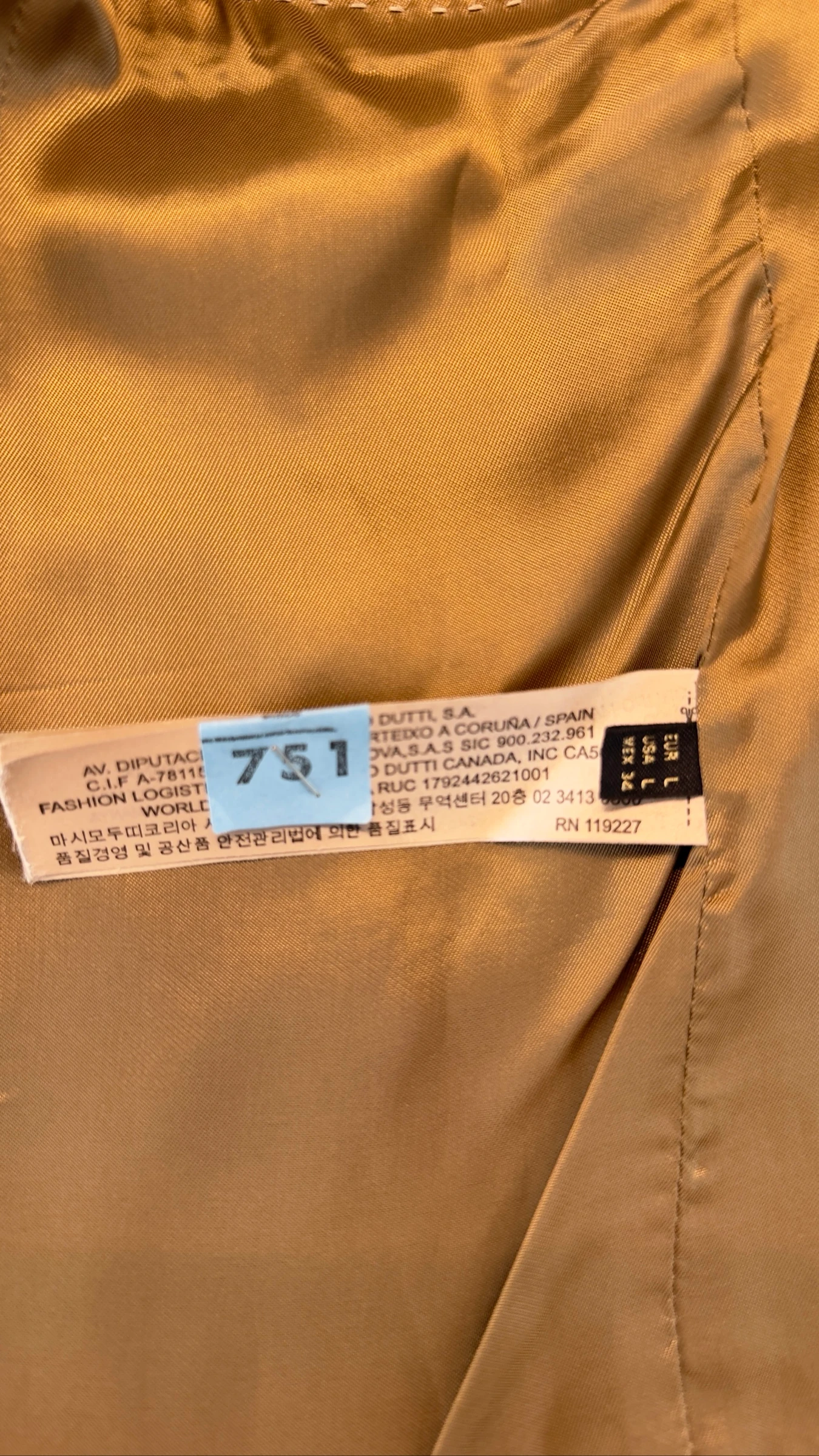 Chaleco color champán mujer Talla L de Massimo Dutti – photo 10